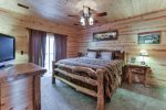 Master Bedroom with Access to the Deck